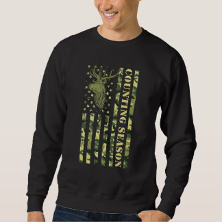 Counting Season For Deer Hunters Sweatshirt