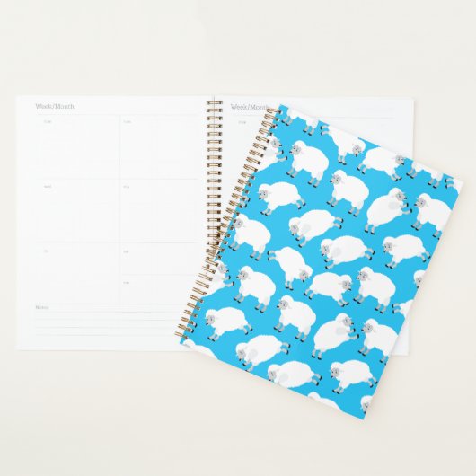 Counting Sheep Blue Nursery Pattern Planer (Anzeige)
