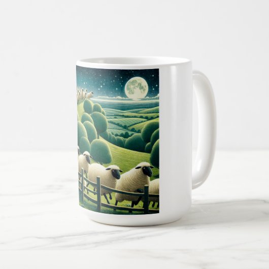 Counting Sheep Kaffeetasse (VorderseiteRechts)