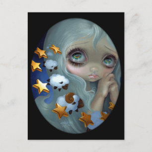 "Counting Sheep" Postkarte