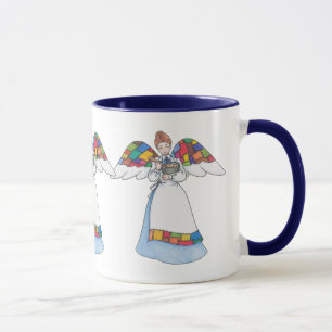 Country Angel (Blue) Tasse