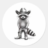 Country Animal Themed For Men, Women & Youth V Runder Aufkleber (Vorderseite)