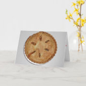 "Country Apple Pie" Dankeschön Karte (Gelbe Blume)