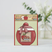 Country Apple Pie Postkarte (Stehend Vorderseite)