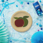Country Apples Red Green Pappteller (Party)