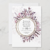 Country Art Blumenhochzeit einladen, Einladung (Vorderseite)