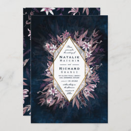 Country Art Blumenhochzeit einladen, Einladung