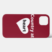 Country at Heart Case-Mate iPhone Hülle (Rückseite (Horizontal))
