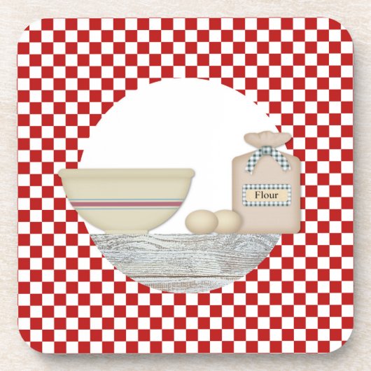 Country Baking Cork Coaster Getränkeuntersetzer (Vorderseite)