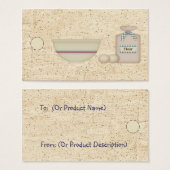 Country Baking Hang Tag / Geschenk Tag (Vorne & Hinten)