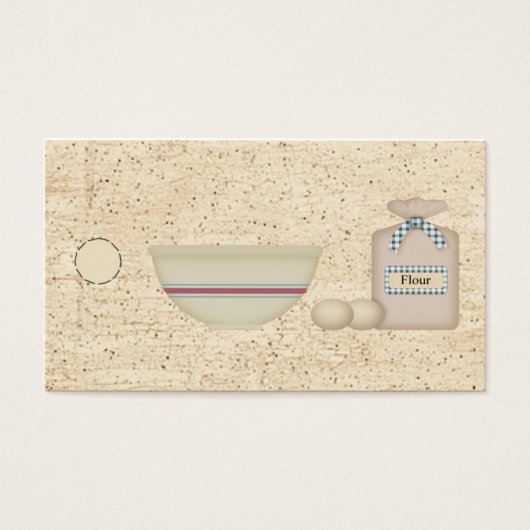 Country Baking Hang Tag / Geschenk Tag (Vorderseite)