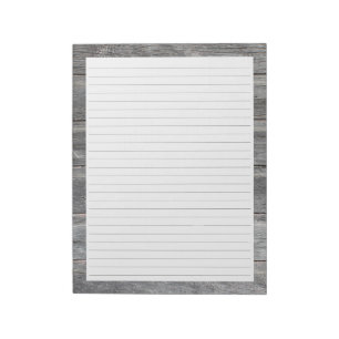 Country Barnwood Edge Design Liner Notizblock