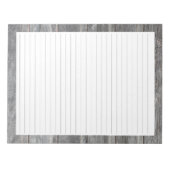Country Barnwood Edge Design Liner Notizblock (Vorderseite)