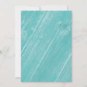 Country Beach Seashells Hochzeit in Urlaubsort lad Einladung (Rückseite)