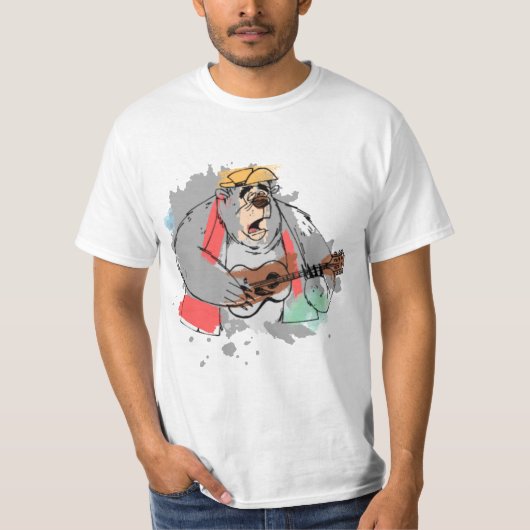 Country Bear Big Al - über bemalt T-Shirt (Vorderseite)