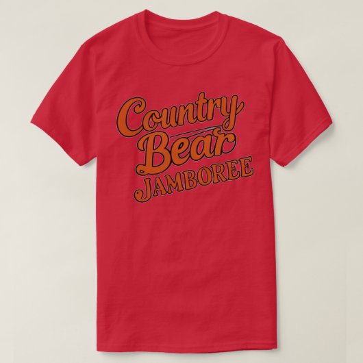Country Bear Jamboree TShirt (Design vorne)
