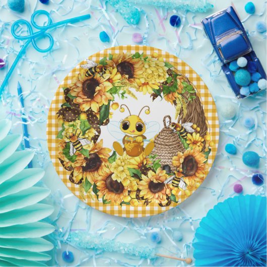 Country Bee Pappteller (Party)