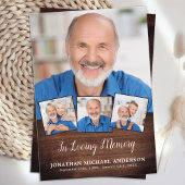 Country Beerdigung 4 Foto Beileid Gebetskarte