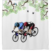 Country Bicycle Race Duschvorhang (Vorderseite)