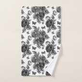 Country Black Rose Handtuch Set (Handtuch)