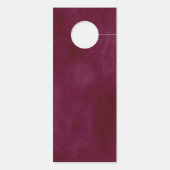 Country Bloom Funny Wedding Gast nicht stören Türanhänger (Rückseite)