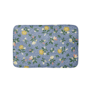 Country Blue Floral Badematte