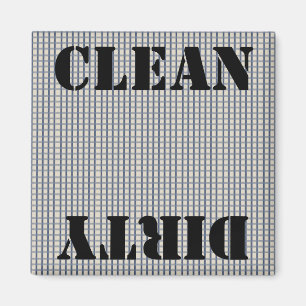 Country Blue Gingham Karos Magnet