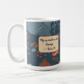 Country Blue Rust Rustic Bauernhaus individuell an Kaffeetasse (Links)