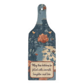 Country Blue Rust Rustic Bauernhaus individuell an Schneidebrett (Vorderseite)