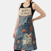 Country Blue Rust Rustic Bauernhaus individuell an Schürze (InSitu)