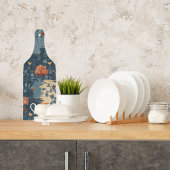 Country Blue Rust Rustikales Bauernhaus Schneidebrett