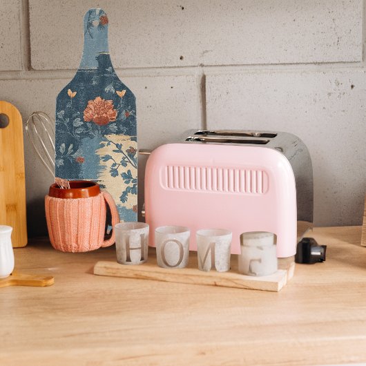 Country Blue Rust Rustikales Bauernhaus Schneidebrett