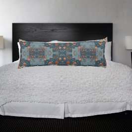 Country Blue Rust Rustikales Bauernhaus Seitenschläferkissen