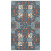 Country Blue Rust Rustikales Bauernhaus Tischdecke (Vorderseite)
