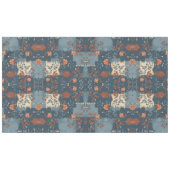 Country Blue Rust Rustikales Bauernhaus Tischdecke (Vorderseite (Horizontal))