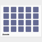 Country Blue Square Sticker (Blatt)