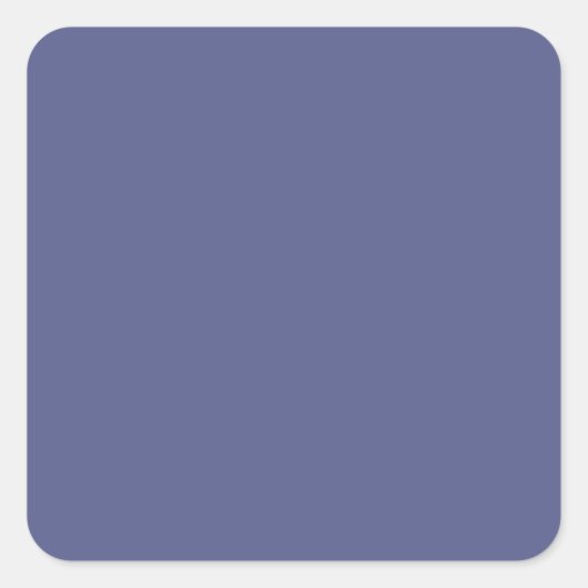 Country Blue Square Sticker (Vorderseite)
