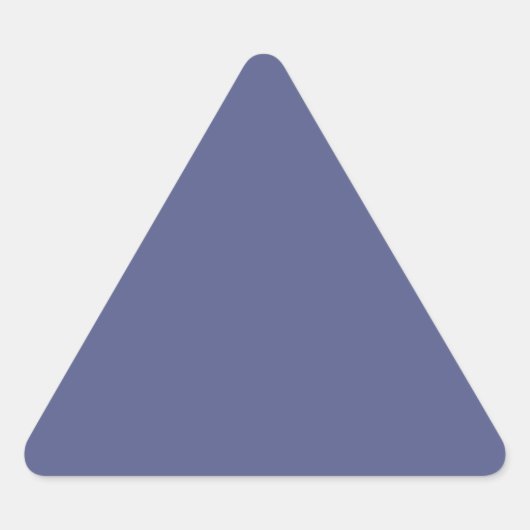 Country Blue Triangle Sticker (Vorderseite)