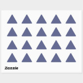 Country Blue Triangle Sticker (Blatt)