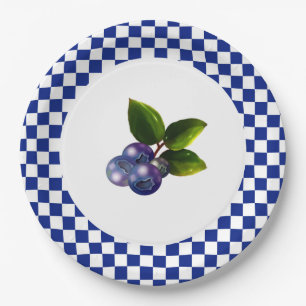 Country Blueberries  Pappteller
