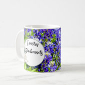 Country Bluebonnet Wildblumen China Tasse (Vorderseite Links)