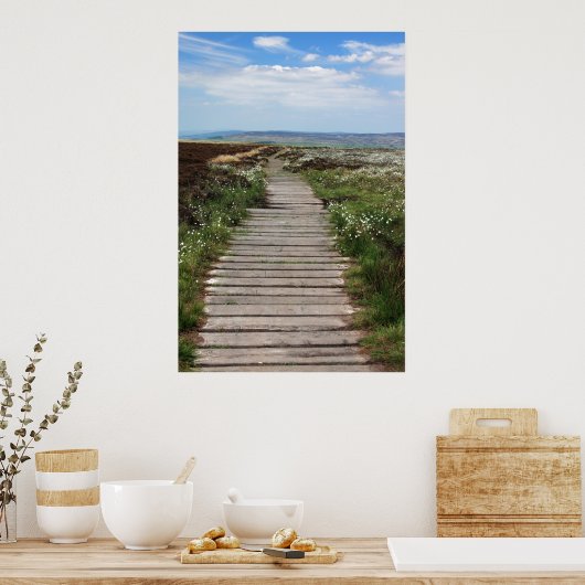 Country Boardwalk Pathway Poster (Küche)