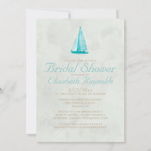 Country Boats Bridal Dusche Einladungen