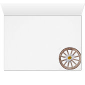 Country Boots Hat & Barn Wood Wedding Vielen Dank (Innenansicht Horizontal (Unten))