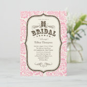 Country Bridal Dusche Einladungen (Stehend Vorderseite)