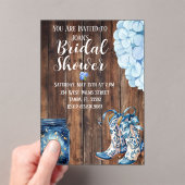 Country Bridal Shower Invitation  Acryleinladungen (Insitu (Handheld))