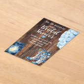 Country Bridal Shower Invitation  Acryleinladungen (Ablage )