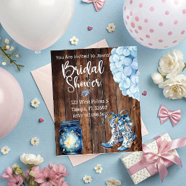 Country Bridal Shower Invitation  Einladung