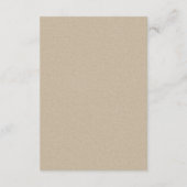 Country Bridge Riverside Wasserfarbe Hochzeitsdeta Begleitkarte (Rückseite)