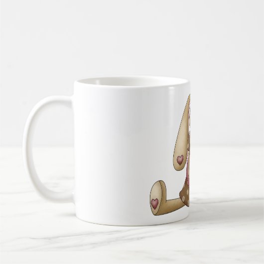 Country Bunny Coffee Tasse (Links)